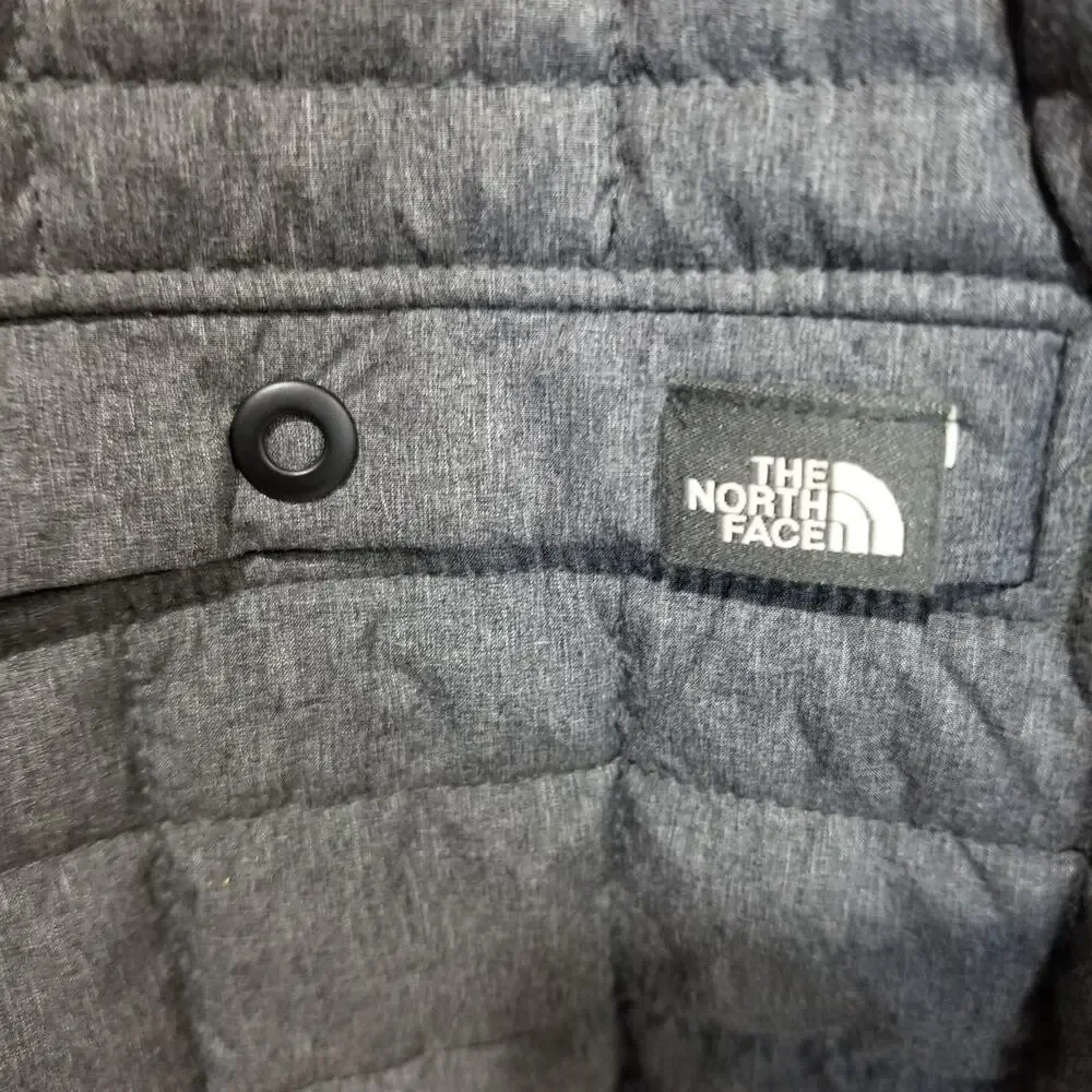 The North Face ThermoBall Jacket Mens Large Gray Shirt Jacket Shacket Insulated